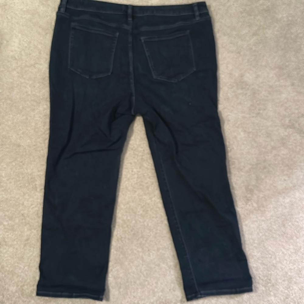 Lane Bryant Mid-Rise Straight Leg Jeans, size 24S EUC - Picture 6 of 10